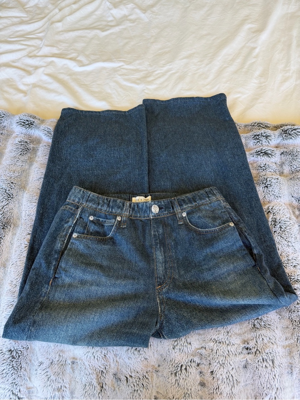 Rag & Bone Miramar Wide Leg Sweatpant Jeans